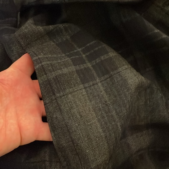 OSKA light jacket blazer Plaid size 2 fits 8/10 oversized wool/linen lagenlook - Picture 8 of 12